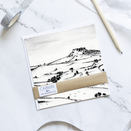 Almscliffe Crag, North Yorkshire Greetings Card