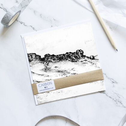 Cow and Calf Rocks, West Yorkshire Greetings Card