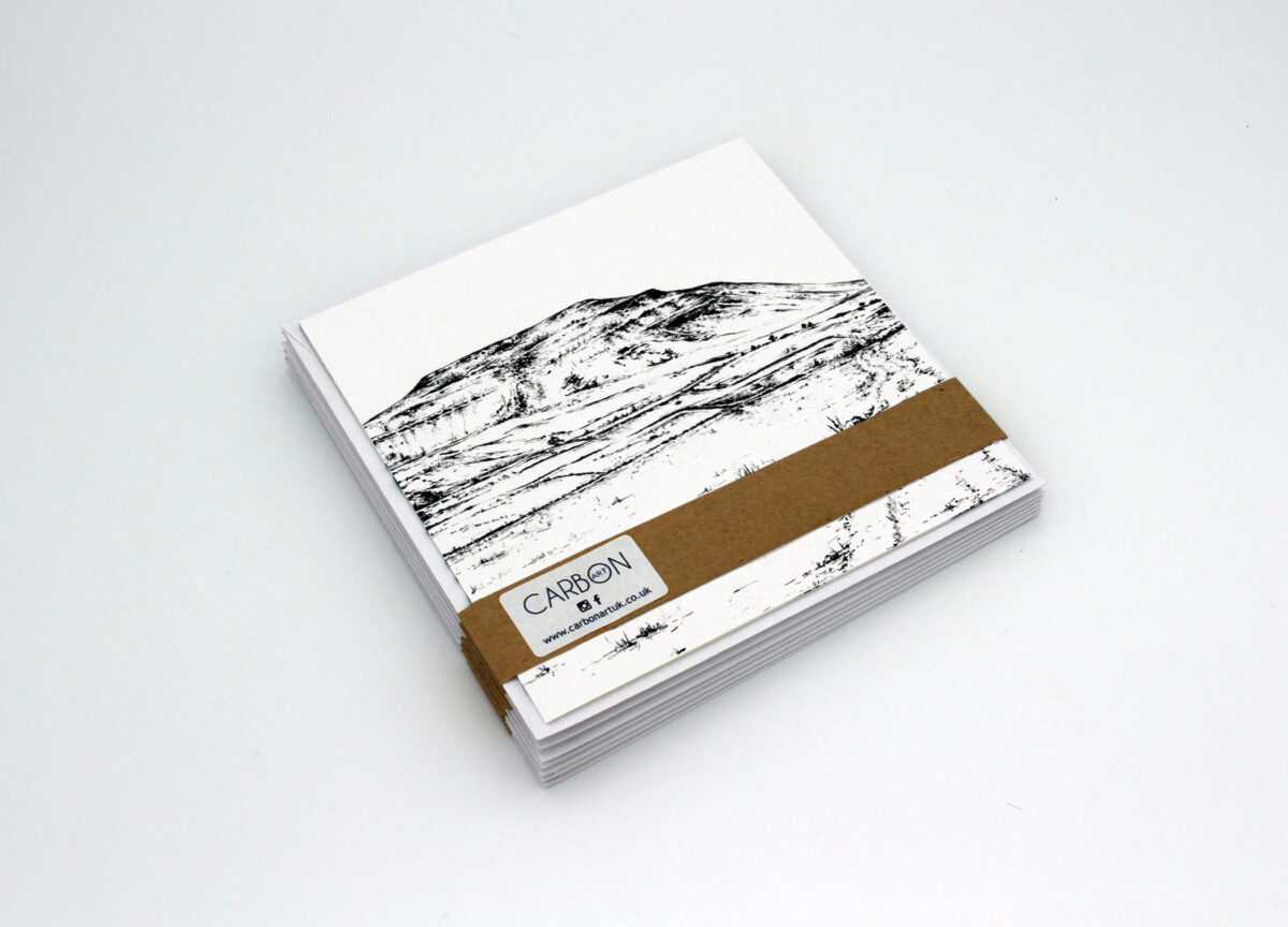 Ingleborough 3 Peaks Greetings Card