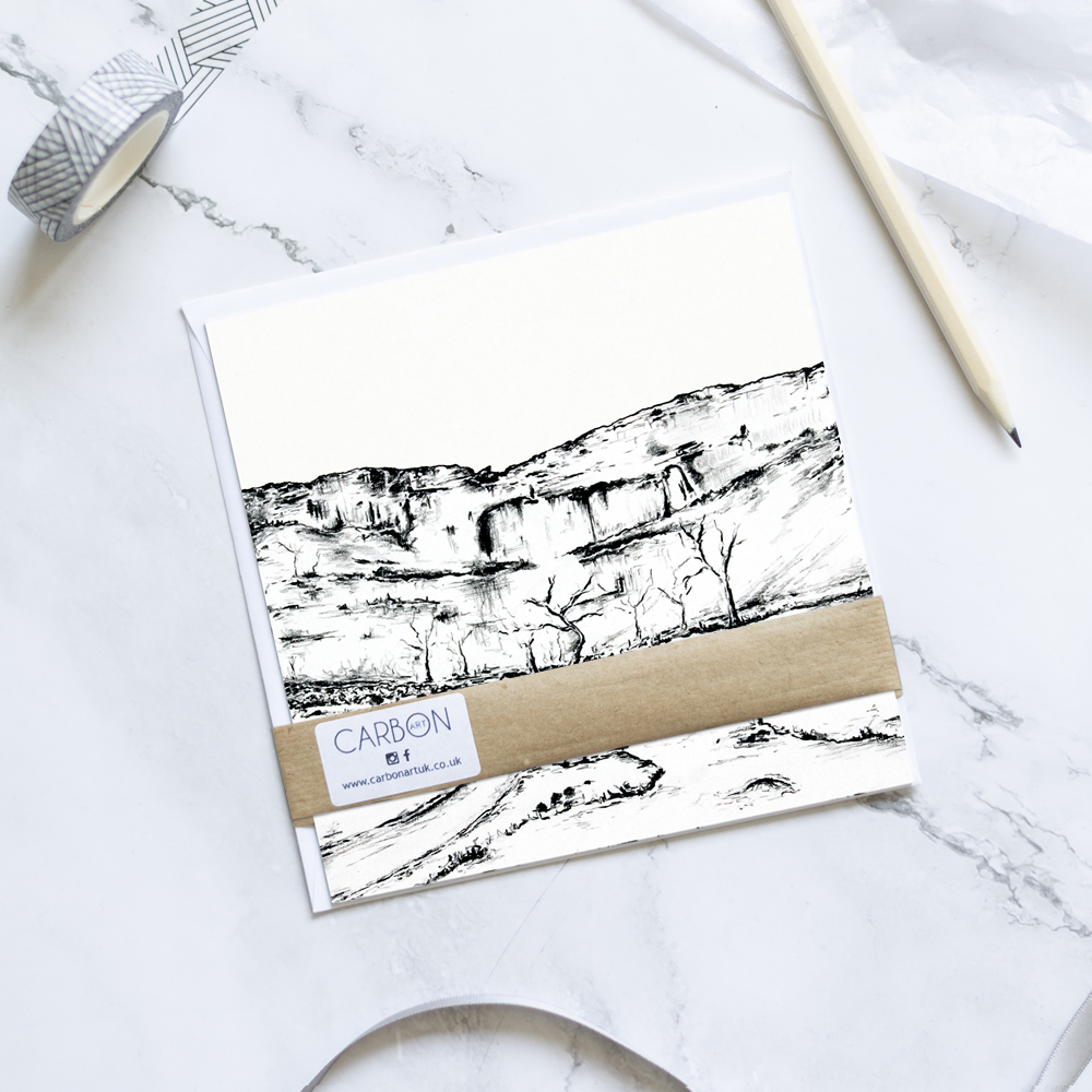 Malham Cove, North Yorkshire Greetings Card