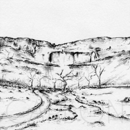 Malham Cove Yorkshire Art Print