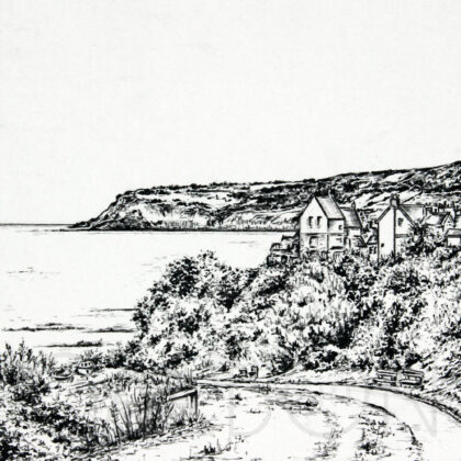 Robin Hoods Bay in Yorkshire by Carbon Art