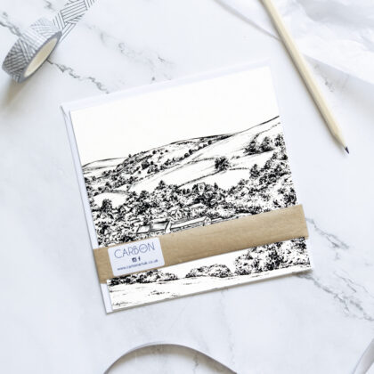 Burnsall, North Yorkshire Greetings Card