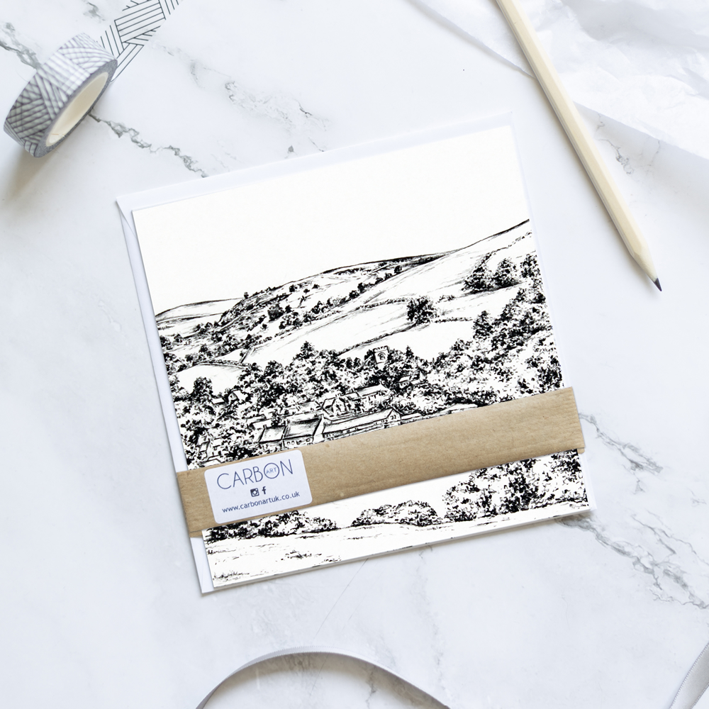 Burnsall, North Yorkshire Greetings Card