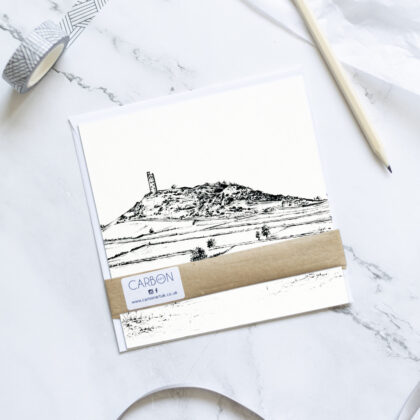Castle Hill, West Yorkshire Greetings Card