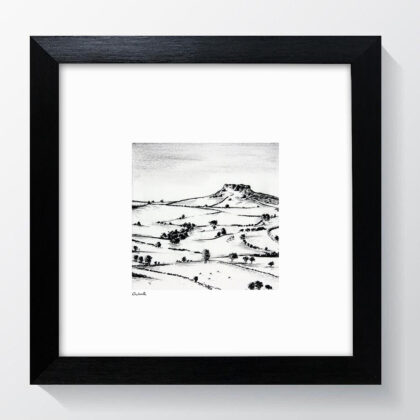 Framed Almscliffe Crag Print