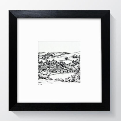 Framed Burnsall Print