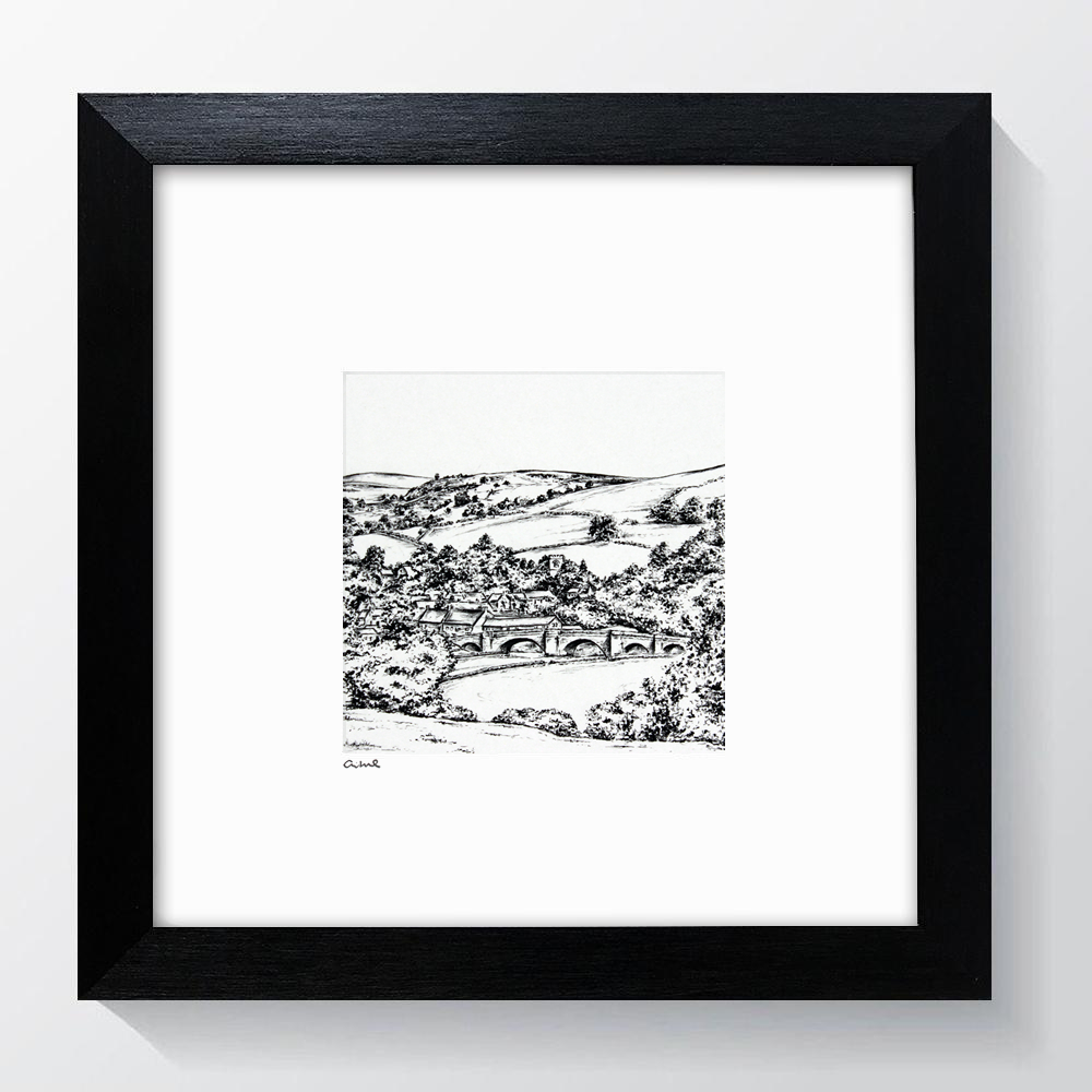 Framed Burnsall Print