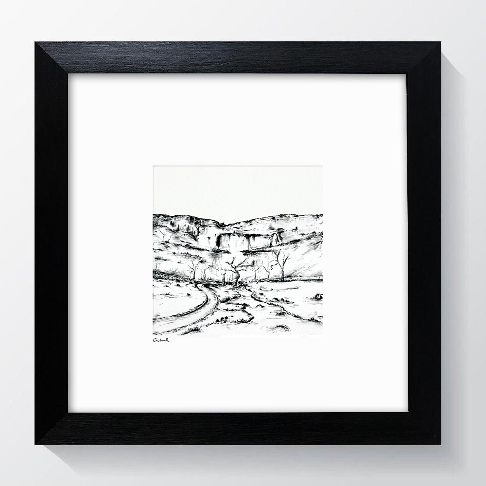 Framed Malham Cove Print