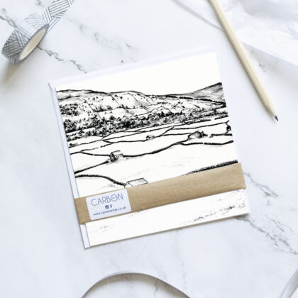 Gunnerside, North Yorkshire Greetings Card