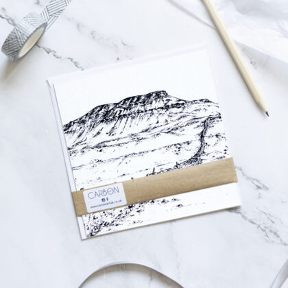 Pen-y-ghent 3 Peaks Greetings Card