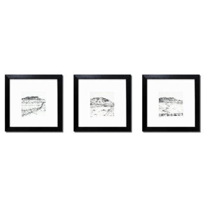 Framed Set of Yorkshire 3 Peaks Prints