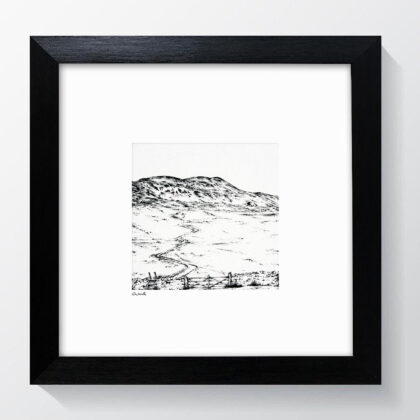 Framed Whernside Print - Yorkshire Art Print