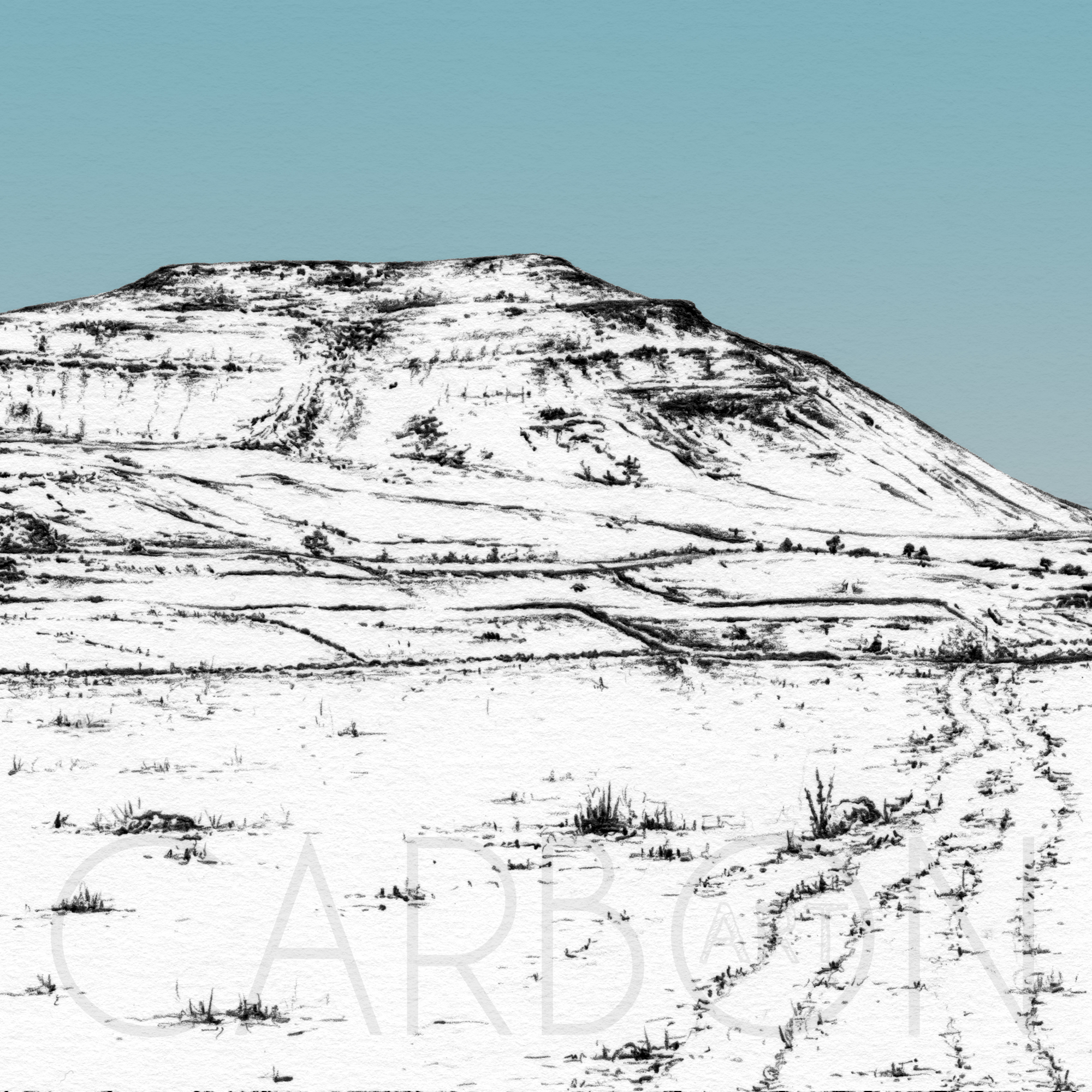 Limited Edition Yorkshire print - Ingleborough
