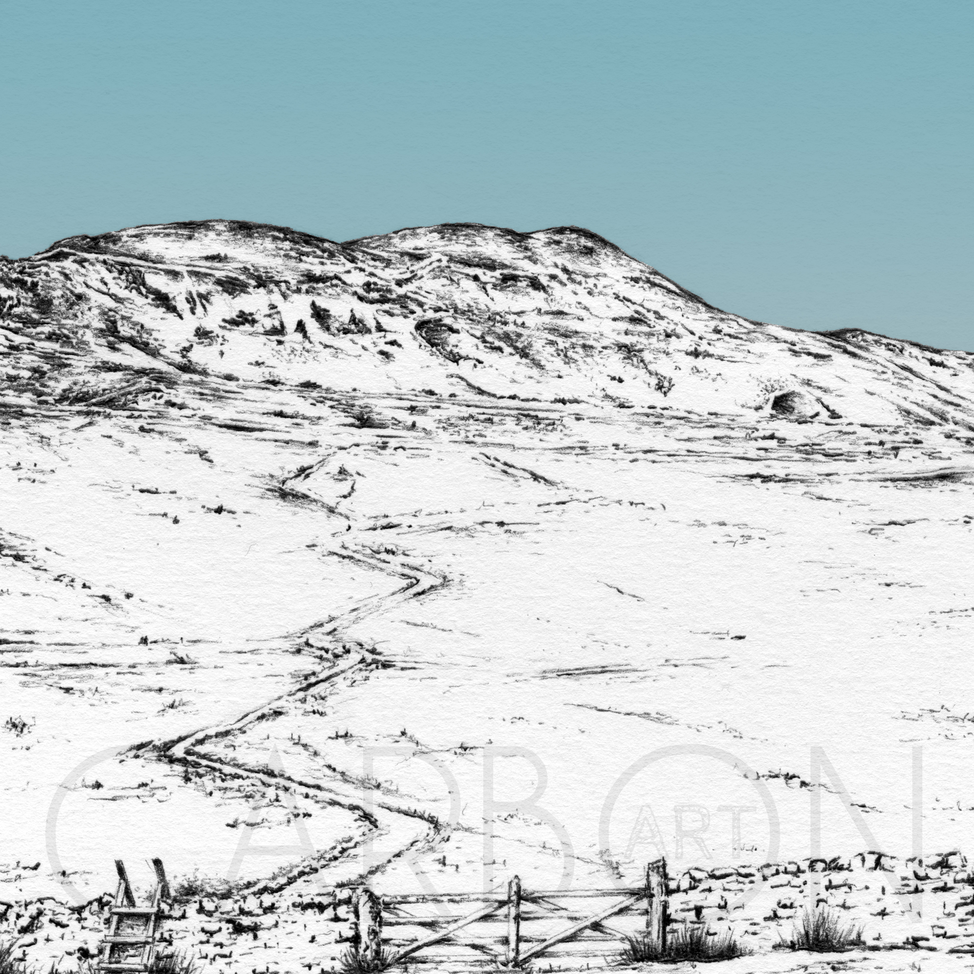 Limited Edition Yorkshire print - Whernside