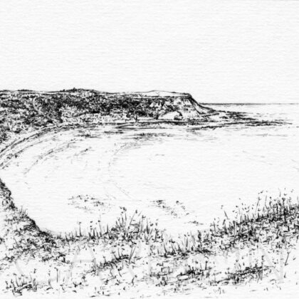 Runswick Bay Yorkshire Art Print