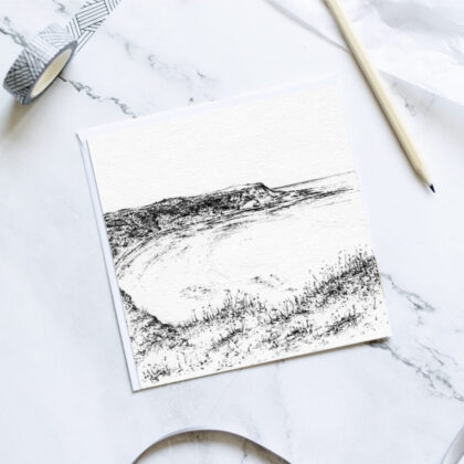 Runswick Bay Greetings Card - Yorkshire Cards