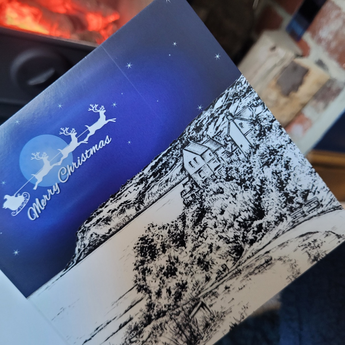 Sale Robin Hood's Bay Yorkshire Christmas Card