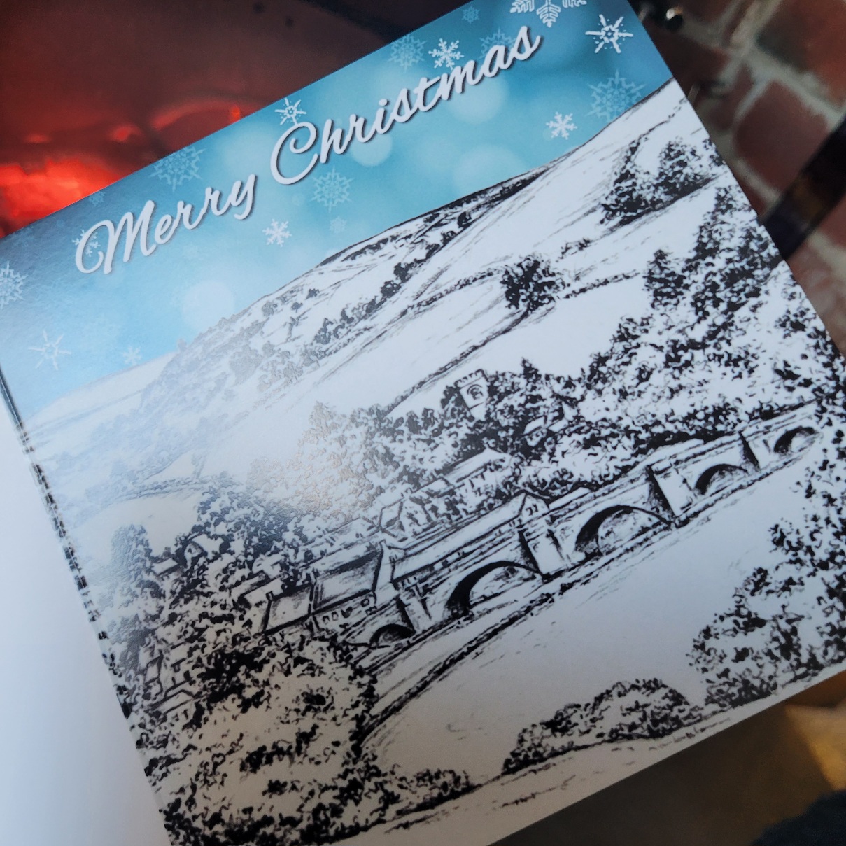 Sale Burnsall Yorkshire Christmas Card
