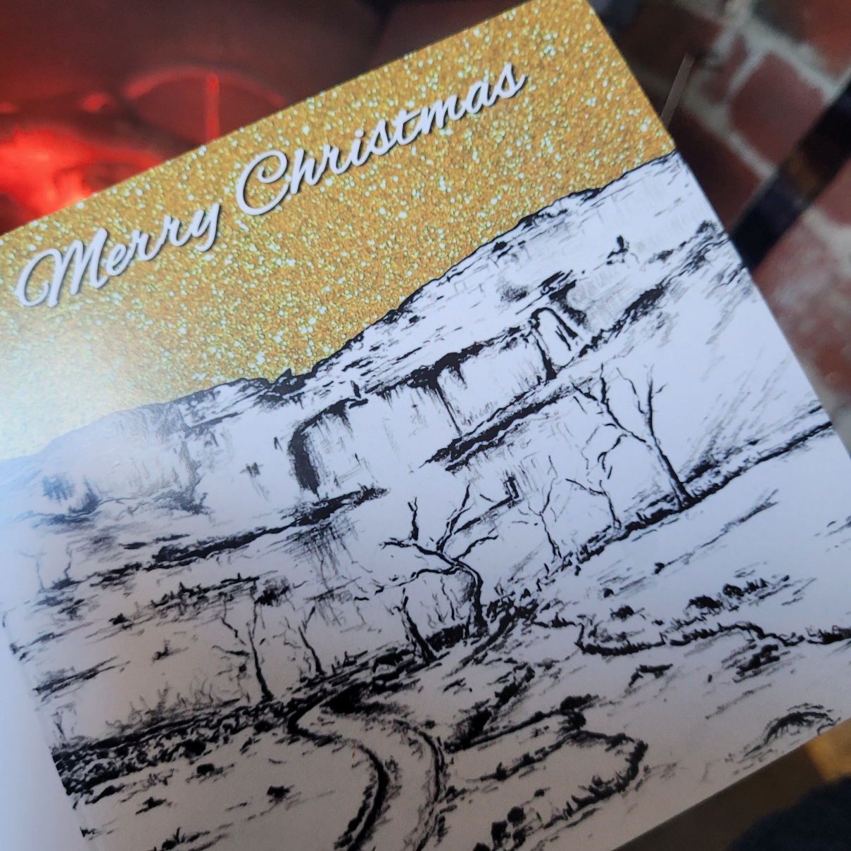 Sale Malham Cove Yorkshire Christmas Card