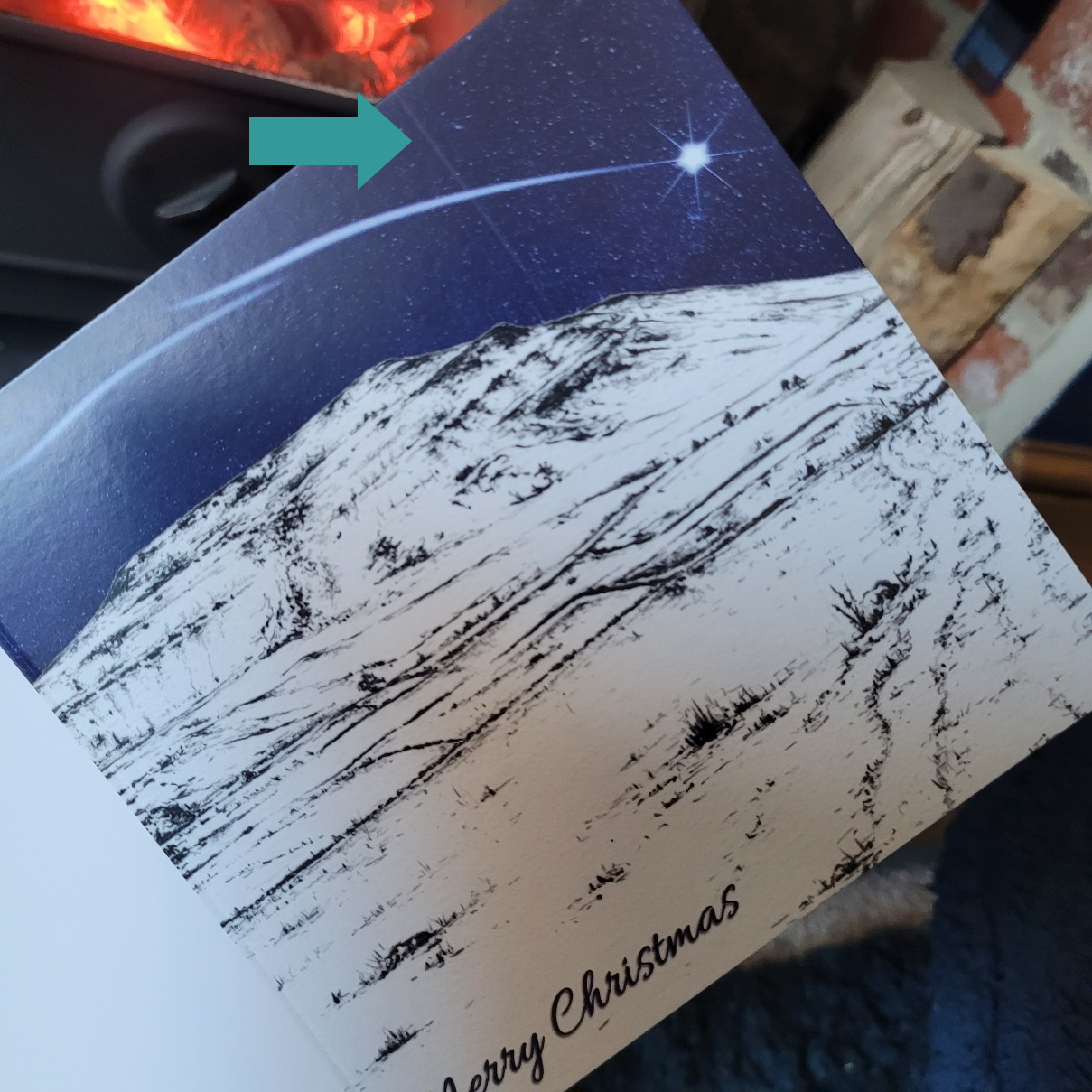 Sale Ingleborough Yorkshire Christmas Card