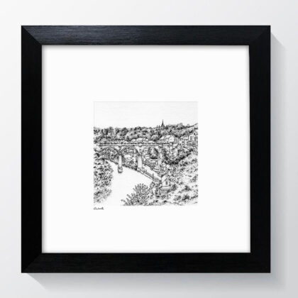 Knaresborough Yorkshire Art Print - Framed