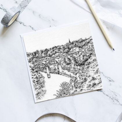 Knaresborough Yorkshire Greetings Card