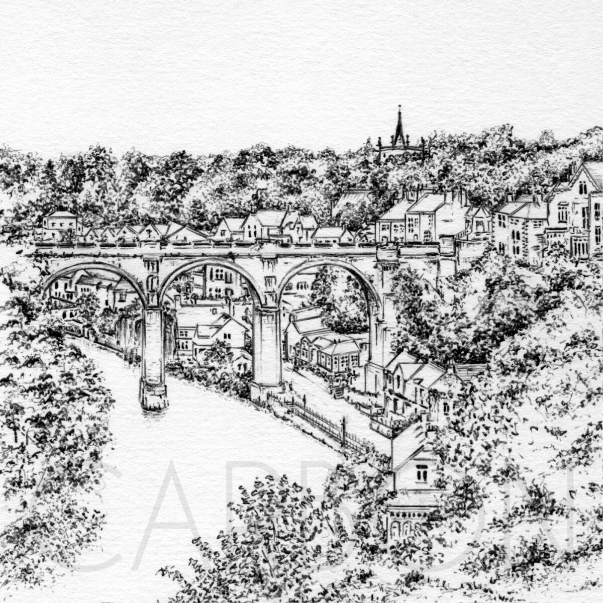 Knaresborough Yorkshire Art Print