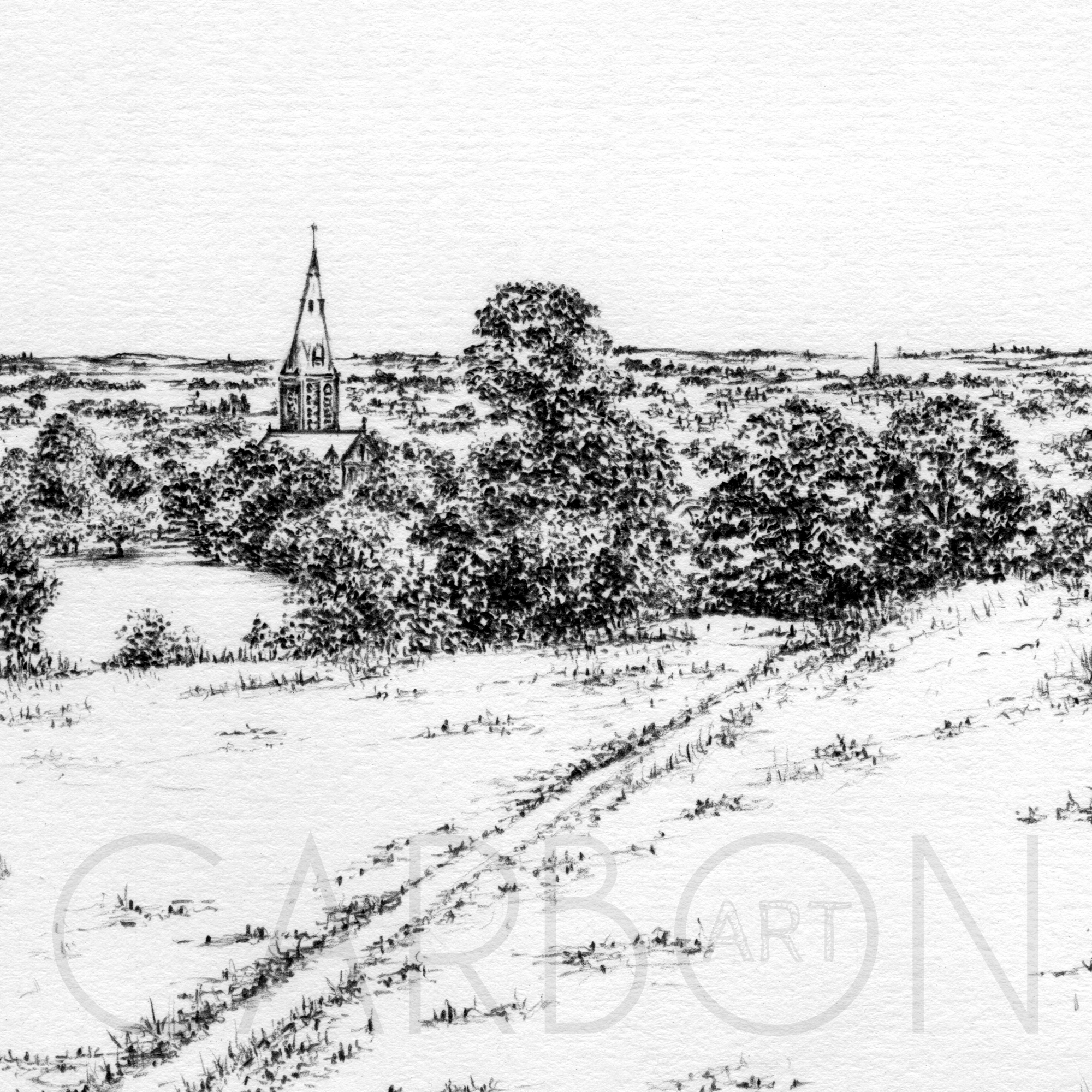 Hunger Hills Horsforth - Yorkshire Fine Art Print