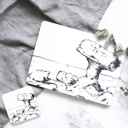 Brimham Rocks Coaster & Placemant Gift Set