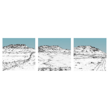 3 Peaks Limited Edition Prints - Yorkshire Art
