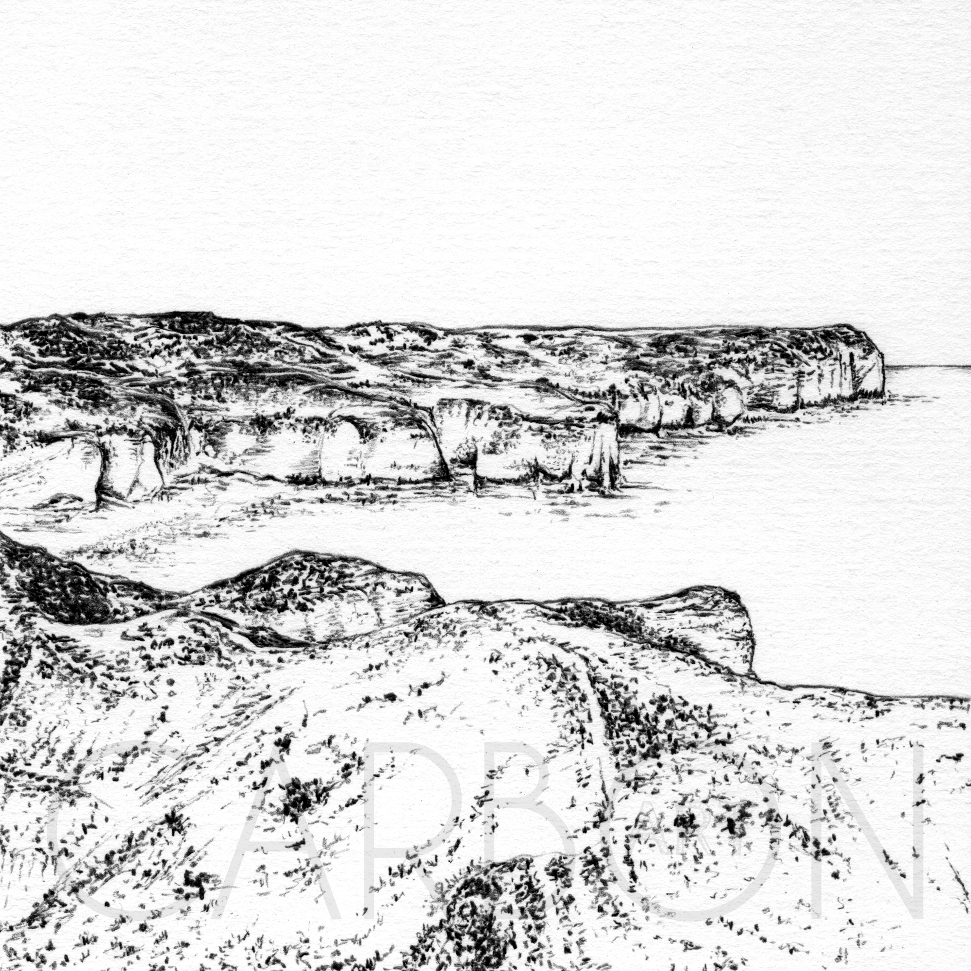 Flamborough Head in the East Riding of Yorkshire