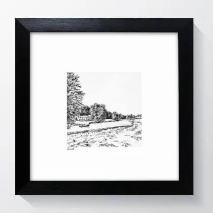 Framed Linton Falls, The Yorkshire Dales Print