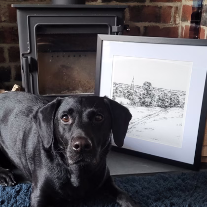 Large Horsforth Hunger Hills Fine Art Print