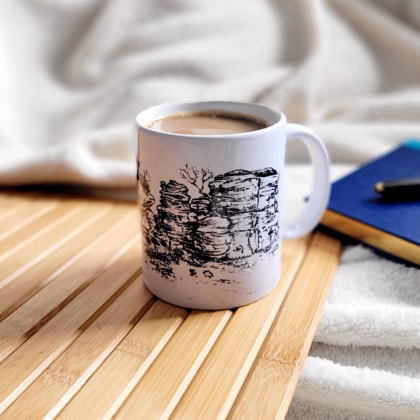 Brimham Rocks Yorkshire Mug by Carbon Art