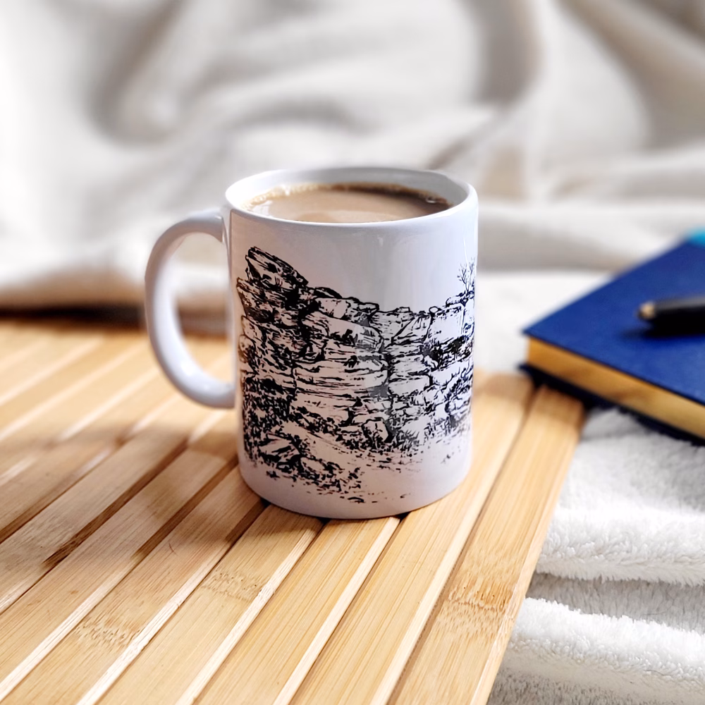 Brimham Rocks Yorkshire Mug by Carbon Art
