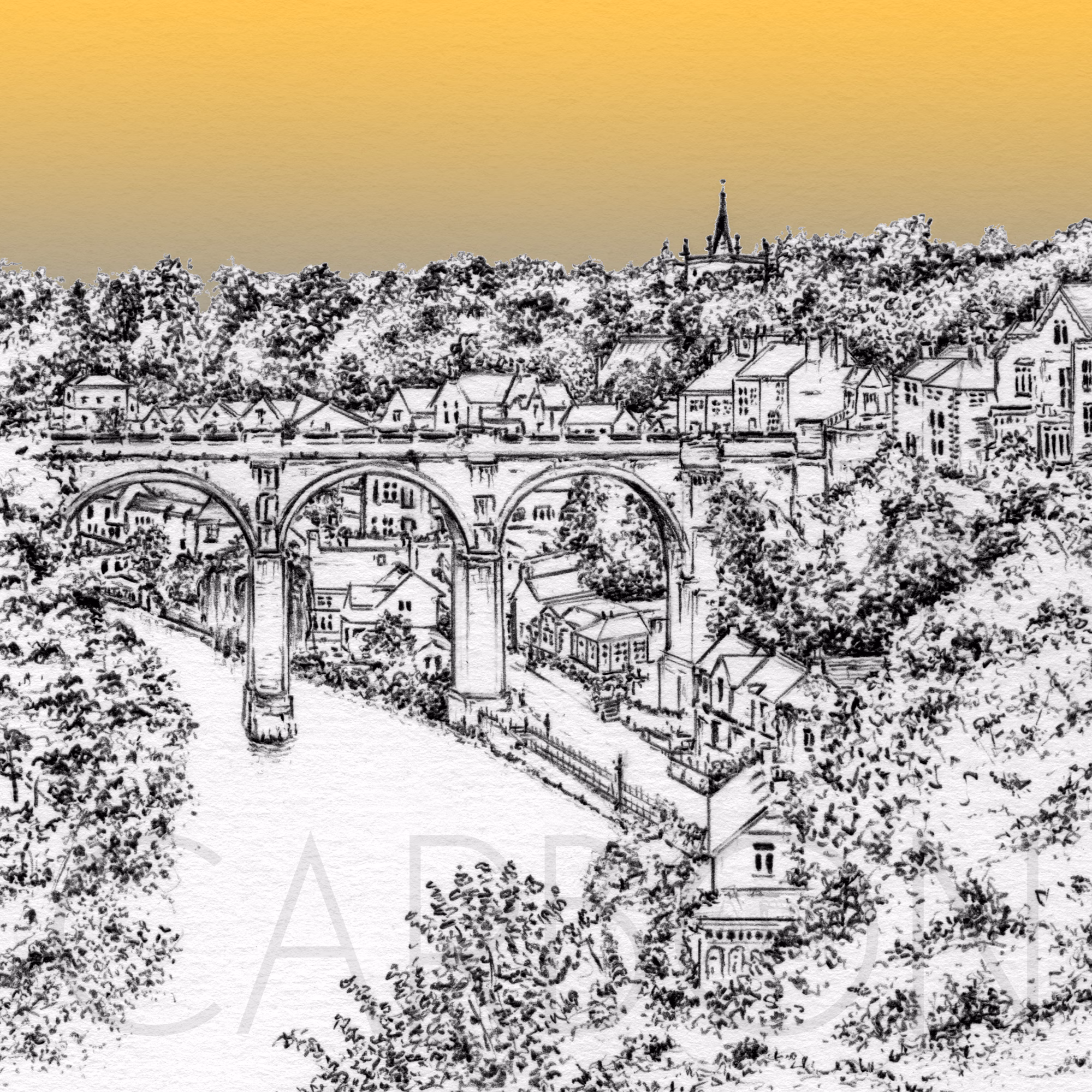 Limited Edition Knaresborough Fine Art Yorkshire Print